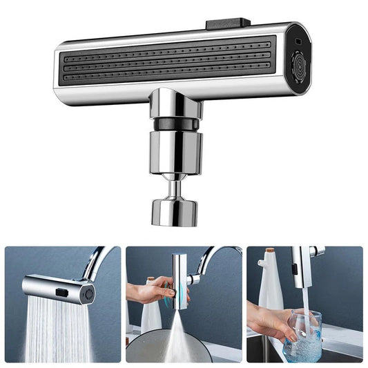 Rotating Waterfall Kitchen Faucet Nozzle Extender