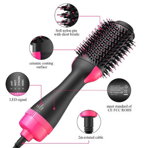 One-Step Hair Dryer Brush Styler